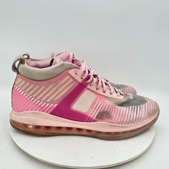 Nike Lebron X John Elliot Icon Quick Men Size 13 AQ0114-600 Strike Pink Shoes - Picture 4 of 11